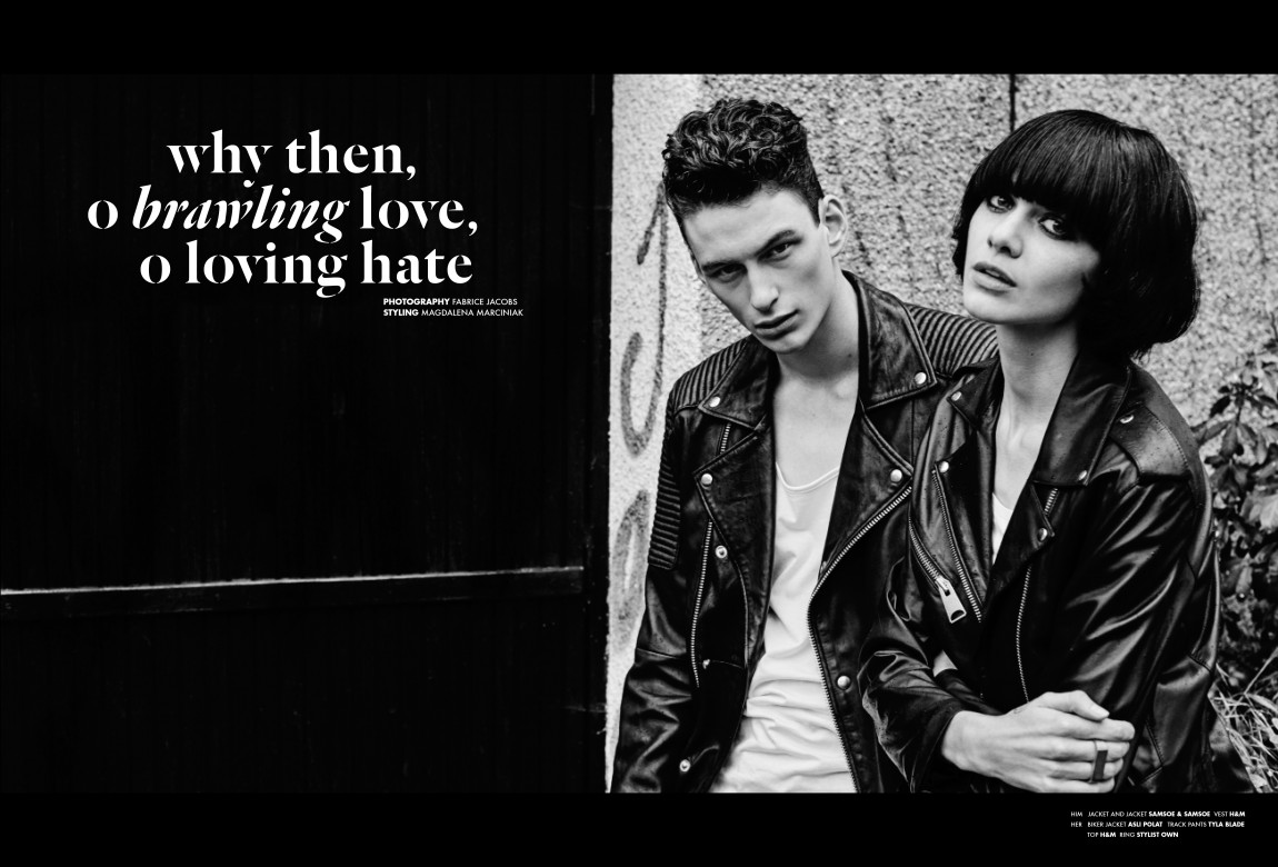 WHY THEN O BRAWLING LOVE O LOVING HATE